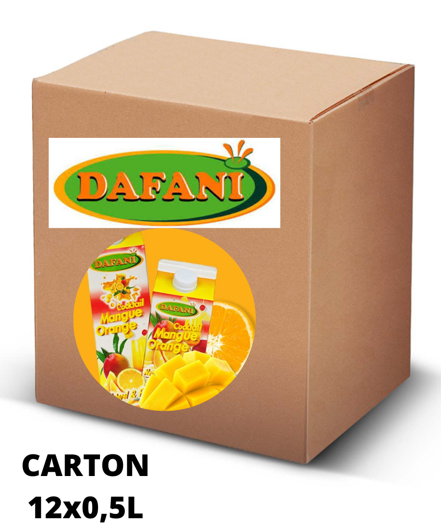 Jus DAFANI - Cocktail Mange & Orange (Carton 12x0,5L)